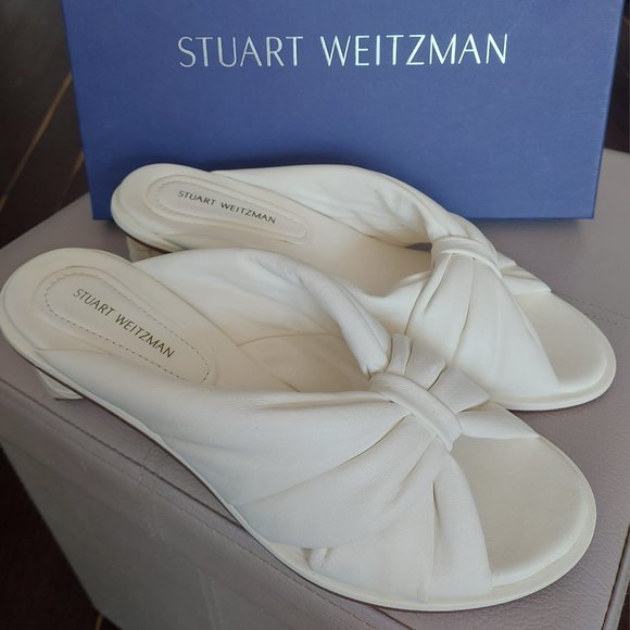 White Stuart Weitzman Heels - Picture 2 of 5